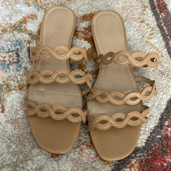 Ann Taylor braided slides - Picture 1 of 2